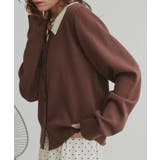 【2026SS新作】バイカラーポロニットカーディガン | ad thie | 詳細画像19 