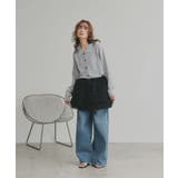 【2026SS新作】バイカラーポロニットカーディガン | ad thie | 詳細画像2 