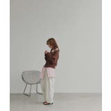 【2026SS新作】バイカラーポロニットカーディガン | ad thie | 詳細画像22 