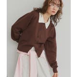 【2026SS新作】バイカラーポロニットカーディガン | ad thie | 詳細画像24 