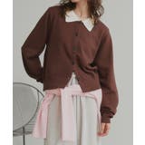 【2026SS新作】バイカラーポロニットカーディガン | ad thie | 詳細画像25 