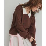 【2026SS新作】バイカラーポロニットカーディガン | ad thie | 詳細画像28 