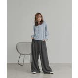 【2026SS新作】バイカラーポロニットカーディガン | ad thie | 詳細画像38 