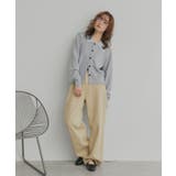 【2026SS新作】バイカラーポロニットカーディガン | ad thie | 詳細画像7 