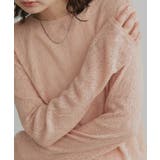 【2026SS新作】透かし柄編みラメニットトップス | ad thie | 詳細画像19 