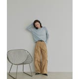 【2026SS新作】透かし柄編みラメニットトップス | ad thie | 詳細画像24 