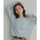 【2026SS新作】透かし柄編みラメニットトップス | ad thie | 詳細画像27 