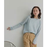 【2026SS新作】透かし柄編みラメニットトップス | ad thie | 詳細画像28 