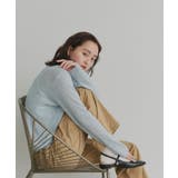 【2026SS新作】透かし柄編みラメニットトップス | ad thie | 詳細画像29 