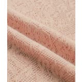 【2026SS新作】透かし柄編みラメニットトップス | ad thie | 詳細画像33 