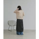 【2026SS新作】透かし柄編みラメニットトップス | ad thie | 詳細画像9 