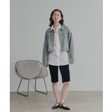 【2026SS新作】ショート丈ヴィンテージデニムジャケット | ad thie | 詳細画像34 