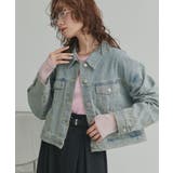 ライトブルー | 【2026SS新作】ショート丈ヴィンテージデニムジャケット | ad thie