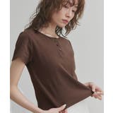 【2026SS新作】ヘンリーネック フライスコンパクトTシャツ | ad thie | 詳細画像24 