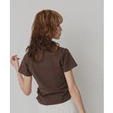 【2026SS新作】サイドギャザー フライスコンパクトスキッパーTシャツ | ad thie | 詳細画像21 