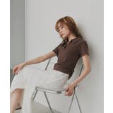 【2026SS新作】サイドギャザー フライスコンパクトスキッパーTシャツ | ad thie | 詳細画像23 