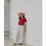 【2026SS新作】サイドギャザー フライスコンパクトスキッパーTシャツ | ad thie | 詳細画像25 