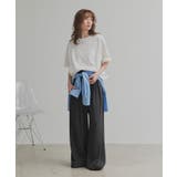 【2026SS新作】ロールアップスリーブTシャツ | ad thie | 詳細画像2 