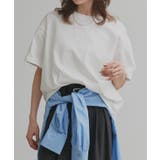 オフホワイト | 【2026SS新作】ロールアップスリーブTシャツ | ad thie