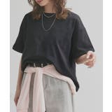 ブラック×ラメ | 【2026SS新作】ロールアップスリーブTシャツ | ad thie