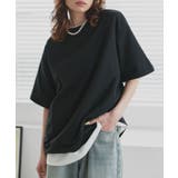 ブラック | 【2026SS新作】ベーシック オーバーサイズTシャツ | ad thie