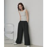 【2026SS新作】小花柄スクエアネックタンクトップ | ad thie | 詳細画像11 