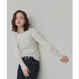 【2026SS新作】小花柄スクエアネックタンクトップ | ad thie | 詳細画像18 