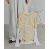 【2026SS新作】チュールタンクトップ フェイクレイヤードロンT | ad thie | 詳細画像39