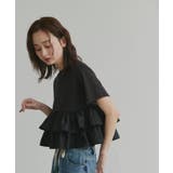 【2026SS新作】ティアードフリル ショート丈Tシャツ | ad thie | 詳細画像16 