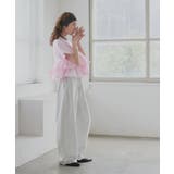 【2026SS新作】ティアードフリル ショート丈Tシャツ | ad thie | 詳細画像21 
