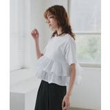 【2026SS新作】ティアードフリル ショート丈Tシャツ | ad thie | 詳細画像5 