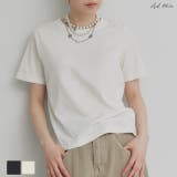【2026SS新作】カップ付きベーシックコンパクトTシャツ | ad thie | 詳細画像1