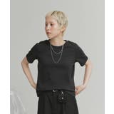 【2026SS新作】カップ付きベーシックコンパクトTシャツ | ad thie | 詳細画像16