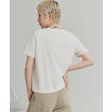 【2026SS新作】カップ付きベーシックコンパクトTシャツ | ad thie | 詳細画像5