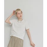 【2026SS新作】カップ付きベーシックコンパクトTシャツ | ad thie | 詳細画像8