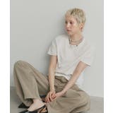 【2026SS新作】カップ付きベーシックコンパクトTシャツ | ad thie | 詳細画像9