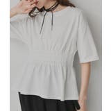 オフホワイト | 【2026SS新作】ウエストシャーリングTシャツ | ad thie