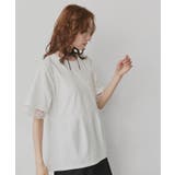 【2026SS新作】レーススリーブウエストタックTシャツ | ad thie | 詳細画像13