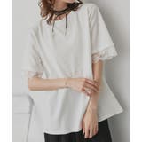【2026SS新作】レーススリーブウエストタックTシャツ | ad thie | 詳細画像15