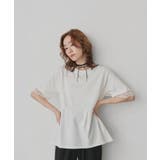 【2026SS新作】レーススリーブウエストタックTシャツ | ad thie | 詳細画像16