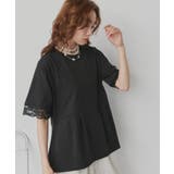 【2026SS新作】レーススリーブウエストタックTシャツ | ad thie | 詳細画像5