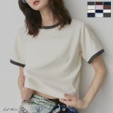 【2026SS新作】ショート丈 リンガーデザインTシャツ | ad thie | 詳細画像1