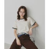 【2026SS新作】ショート丈 リンガーデザインTシャツ | ad thie | 詳細画像18