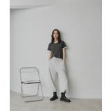 【2026SS新作】ショート丈 リンガーデザインTシャツ | ad thie | 詳細画像2