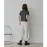 【2026SS新作】ショート丈 リンガーデザインTシャツ | ad thie | 詳細画像3