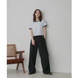 【2026SS新作】ショート丈 リンガーデザインTシャツ | ad thie | 詳細画像35