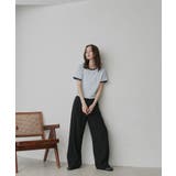【2026SS新作】ショート丈 リンガーデザインTシャツ | ad thie | 詳細画像37