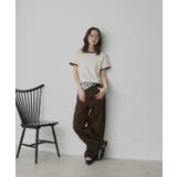 【2026SS新作】ショート丈 リンガーデザインTシャツ | ad thie | 詳細画像9