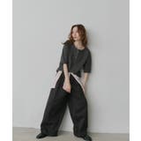 【2026SS新作】ベーシック ヘンリーネック Tシャツ | ad thie | 詳細画像5 