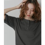 【2026SS新作】ベーシック ヘンリーネック Tシャツ | ad thie | 詳細画像8 